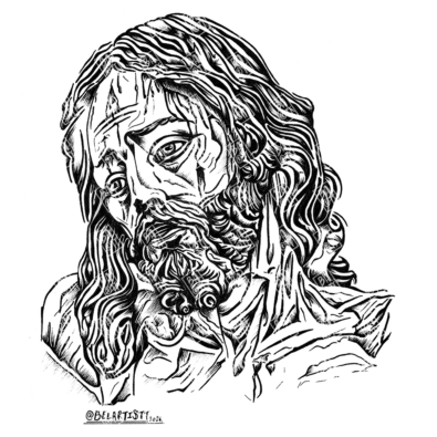 rostro cristo de la sed