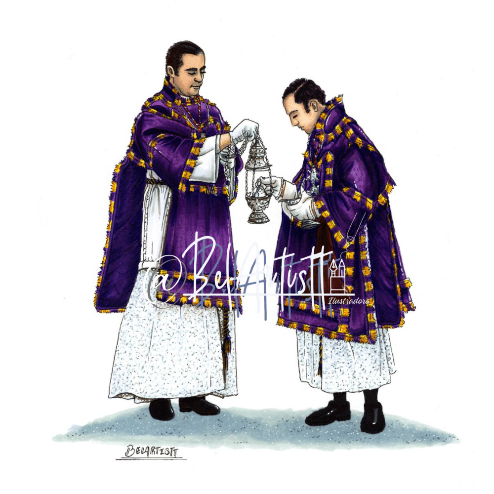 acólitos de semana santa