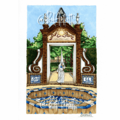 Nazareno de la Candelaria en los Jardines de Murillo
