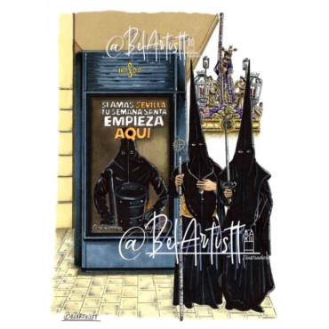 Lámina nazareno El Silencio - Hohenleiter Reloaded